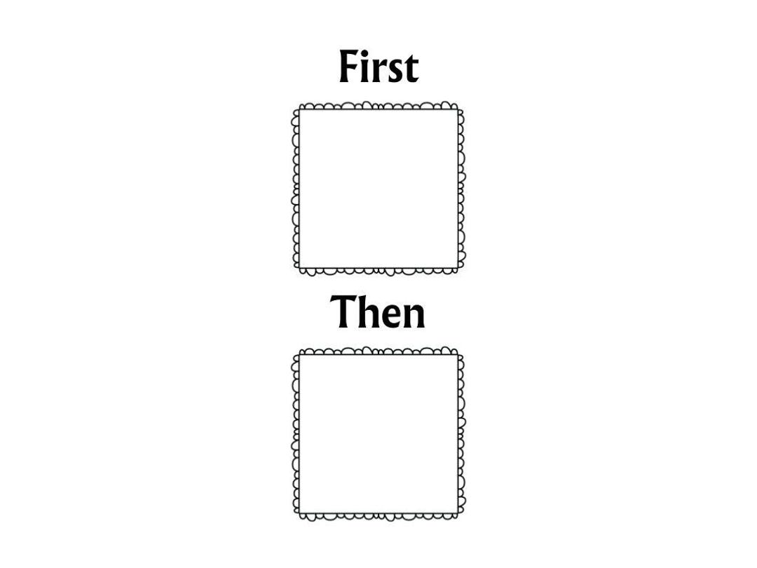 Autism Visual Schedule Board | First Then Transition Cards (printable ...