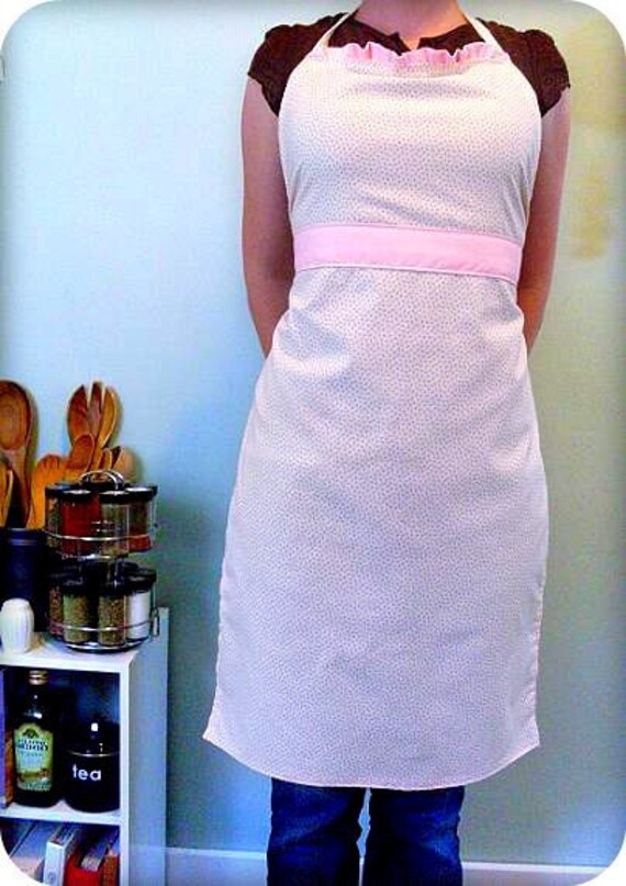 Items similar to Pure Pink Full ApronOn SALE on Etsy