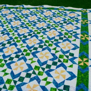 Blue in Bloom PDF Quilt Pattern image 5