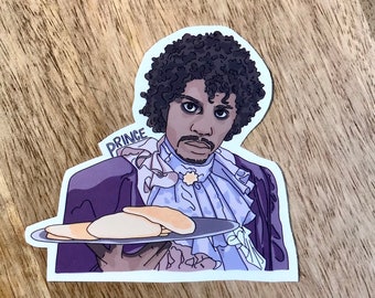 Prince with Pancakes Dave Chapelle Show Sticker Decal Fun Locker Laptop Decal Sticker - Fun - Cult Classic - Funny - Retro