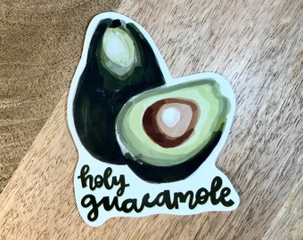 Holy Guacamole Sticker original art Decal Fun Locker Laptop Decal Sticker Fun Funny