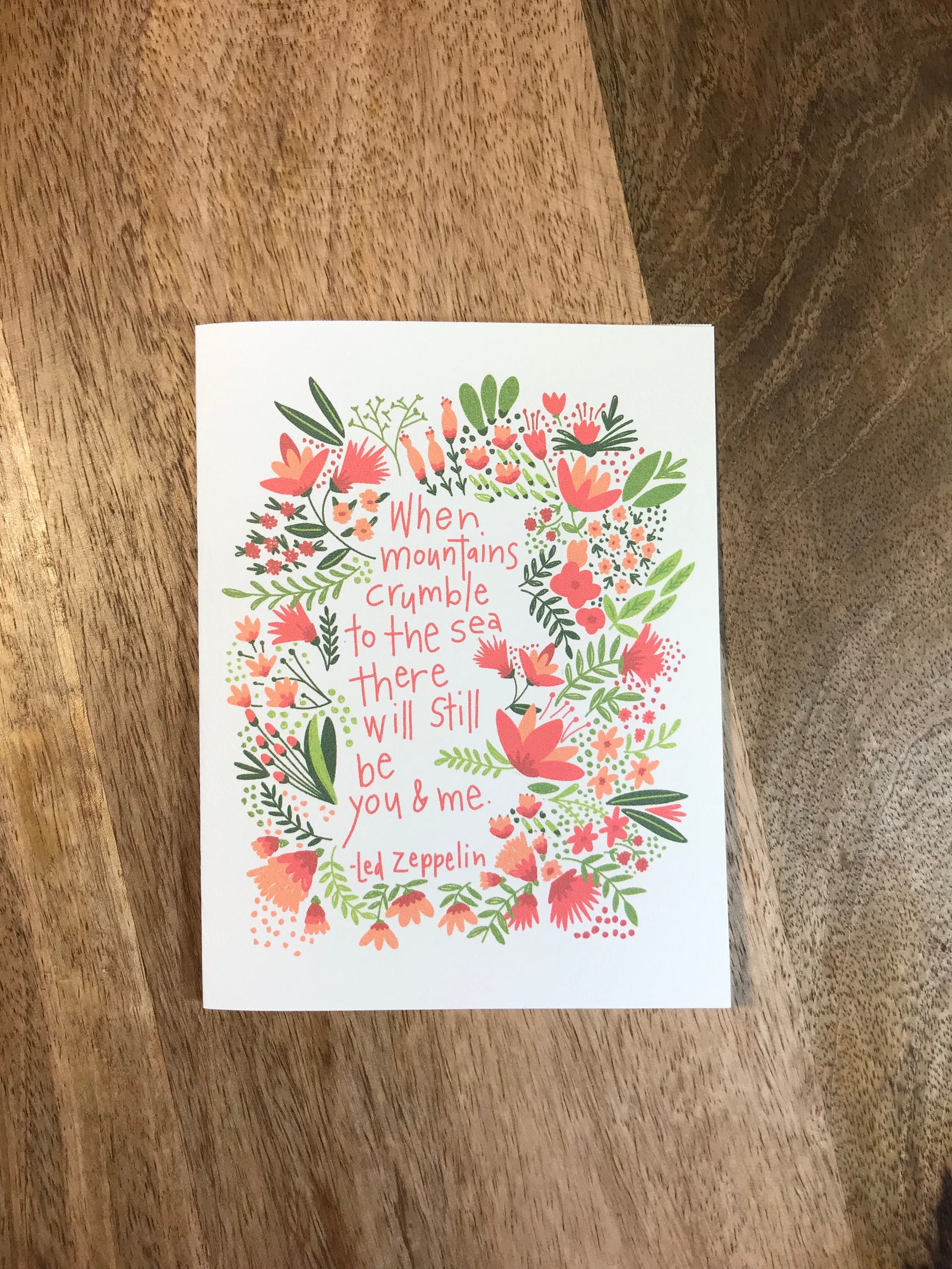 Led Zeppelin Thank You Song Lyrics Funny Greeting Card for - Etsy Led Zeppelin Thank You Song Lyrics Funny Greeting Card for - Etsy