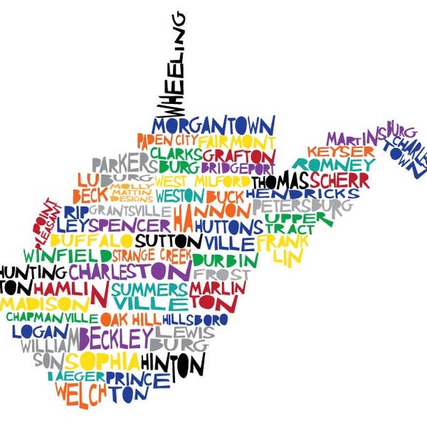Large WEST VIRGINIA