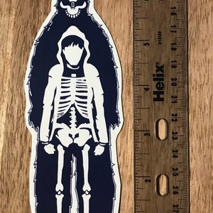 Donnie Darko Movie, Jake Gyllenhaal, Sticker, Rabbit, Bunny, Skeleton, Sticker, Decal, Laptop, Locker, Notebook image 3