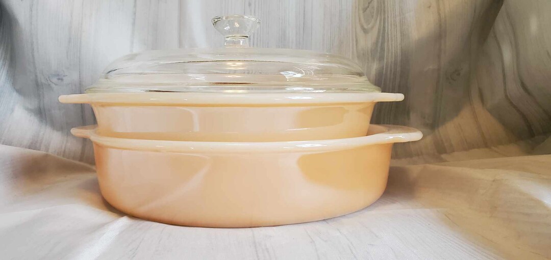 Fire King Copper Tint Ovenware 12 Piece Set Etsy