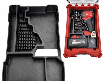 M18 Milwaukee FUEL 1/4" Hex Impact Driver Packout Liner Tray for – Compact  Organizer