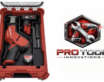 M12 Fuel Hackzall Milwaukee Packout Organizer, Compact Tool Liner,