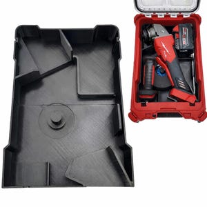 M18 FUEL Grinder Milwaukee Packout Organizer, Compact Tool Liner,