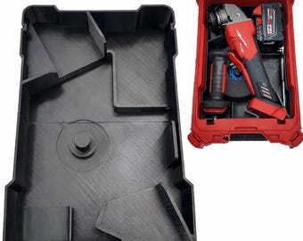 M18 FUEL Grinder Milwaukee Packout Organizer, Compact Tool Liner,