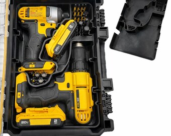 Dewalt 20V Max Drill Set Organizer Tray Insert, Deep Compact Organizer