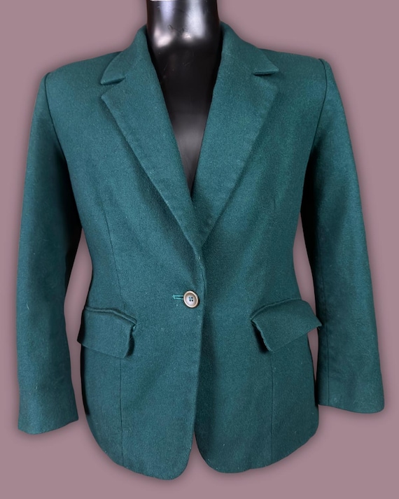 Pendleton Evergreen Wool Blazer - image 1