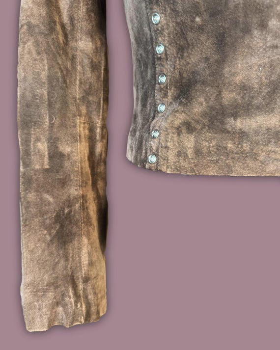 Cache Suede Buttoned Jacket - image 3