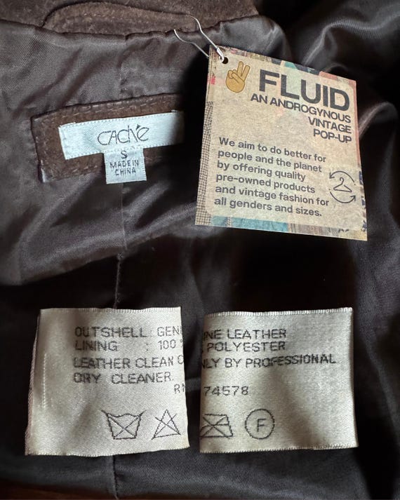 Cache Suede Buttoned Jacket - image 5