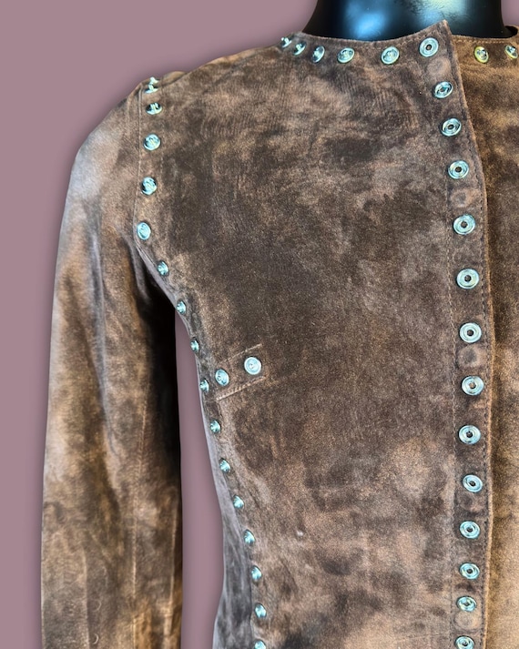 Cache Suede Buttoned Jacket - image 2