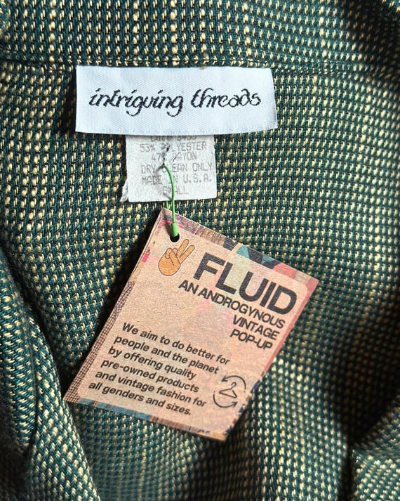 Intriguing Threads Green Blazer - image 5