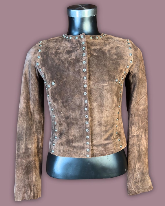 Cache Suede Buttoned Jacket - image 1