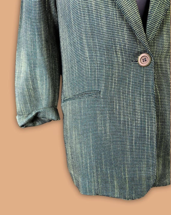 Intriguing Threads Green Blazer - image 3