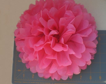 Large 9" Tissue Paper Flowers- SET OF 7 Pick Your COLORS Party Decor, Wedding Decor, Baby Shower, bridal shower, decorations