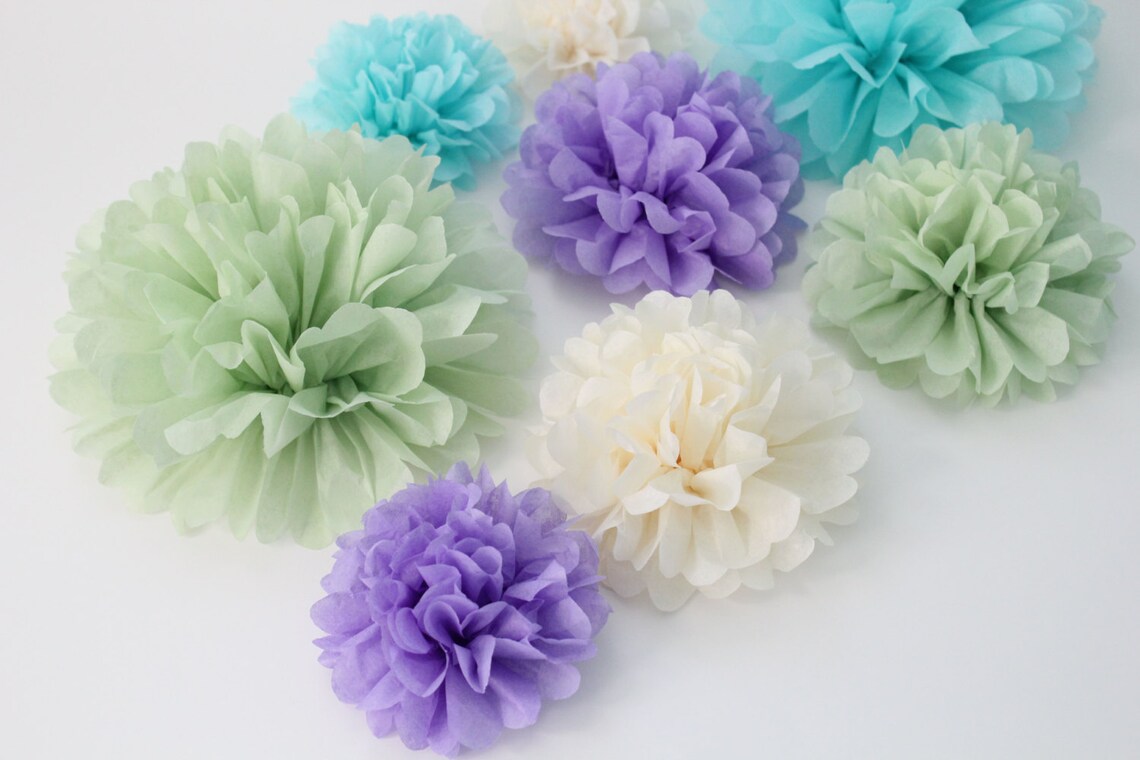 Wedding Centerpiece Kit ..20 Paper Flowers pick Your Colors Etsy