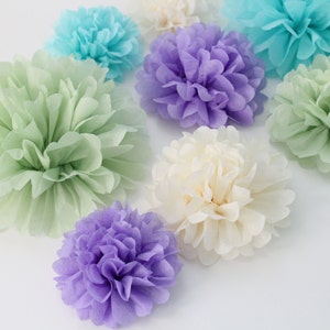 Tissue Paper Flower Centerpiece Kit: Wedding, Party Decorations