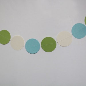Boy Baby Shower Decoration. Paper Garland. 5 Foot Long image 4