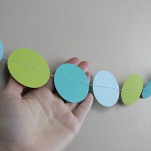 Custom Paper Garland birthday party decorations, party decor PICK YOUR COLORS image 4