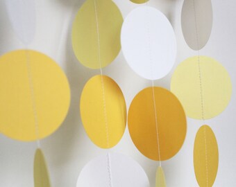 Gender Neutral Baby Shower. Paper Garland. Baby Shower Decor