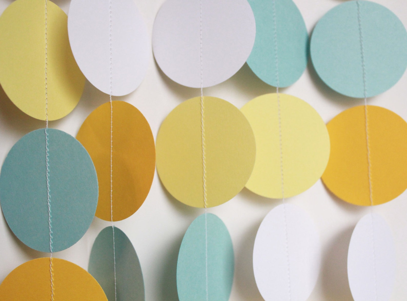 Baby Shower Decor. Paper Garland. Baby Boy Shower Decoration Etsy