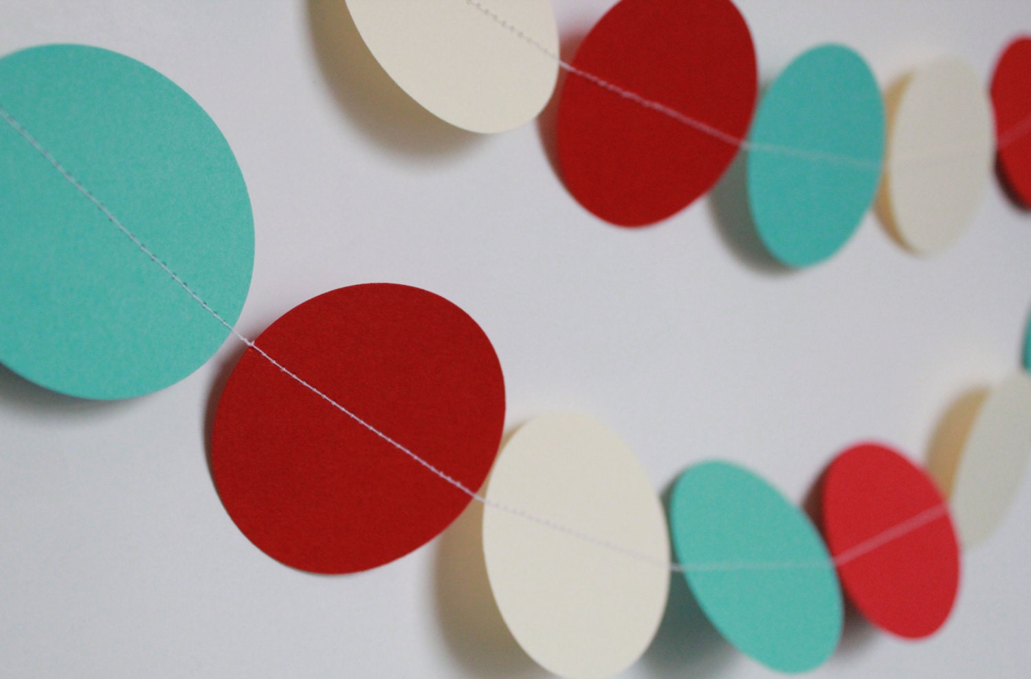 Paper Garland Wedding Decoration Bridal Shower Decor Etsy