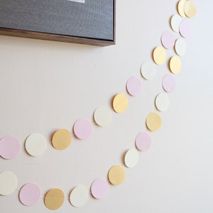 Blush and Gold Baby Paper Garland, Baby shower decorations, Gold baby shower, Shower decor, Paper garland, shower decorations pink image 7