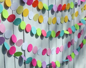 Paper Garland, Baby Shower Decoration, Baby Shower Garland, Shower Decor PICK YOUR COLORS