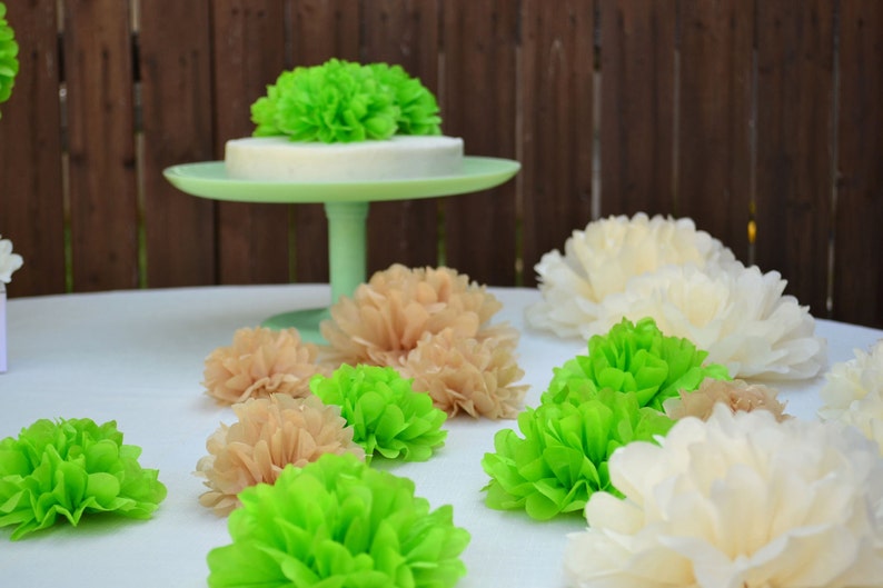 Wedding Centerpiece Kit ..20 Paper Flowers pick Your Colors Etsy