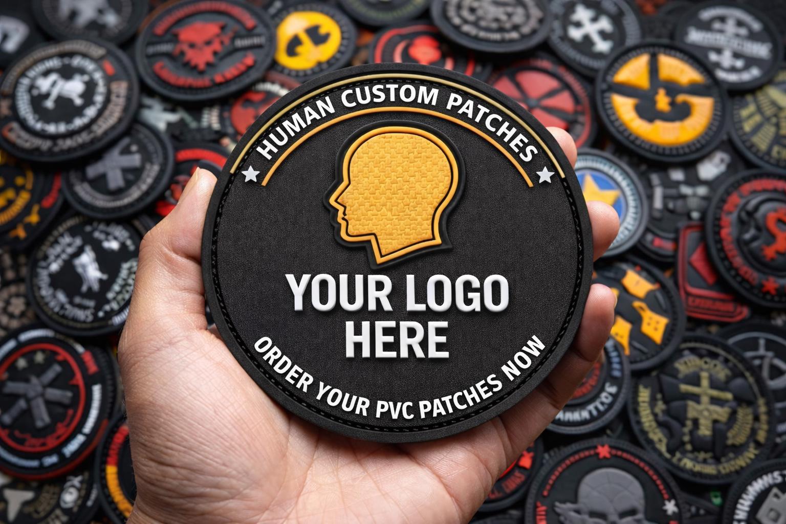 Custom PVC Patches | 2D 3D Rubber Logo Patches | Waterproof & Durable ...