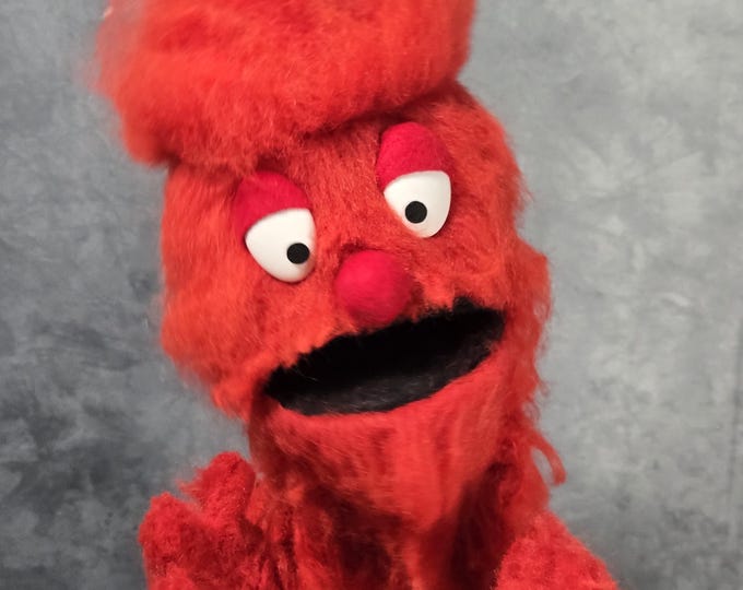 Blaze - Large Long-Furred monster Hand Puppet