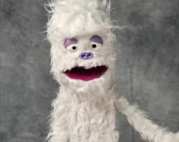 Flurry - Large Long-Furred monster Hand Puppet