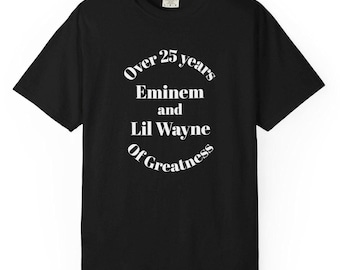 Music Legend T-Shirt: Eminem and Lil Wayne (Rap Fans)