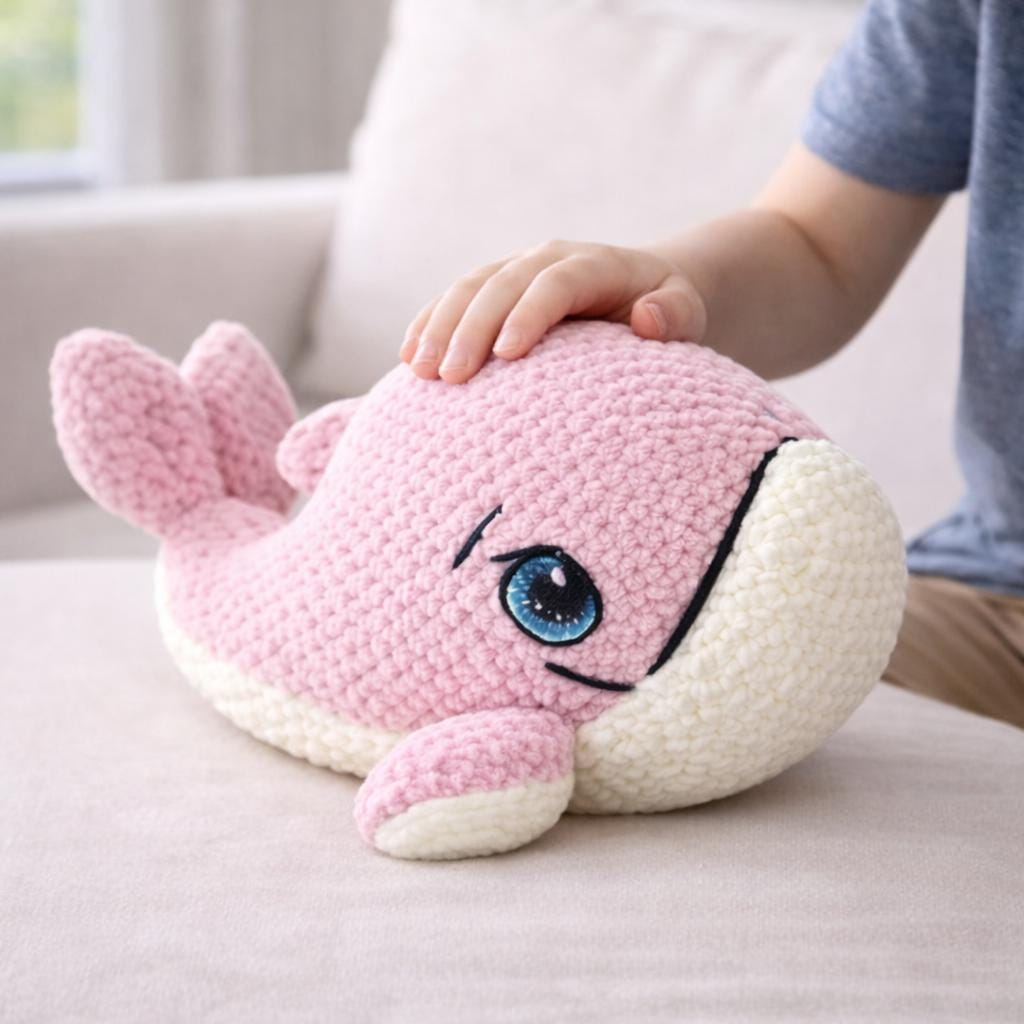 30 Dolphin Crochet Patterns for Ocean-Inspired Amigurumi, Gifts, and Nursery Decor 11 Soft Plush Dolphin Crochet Pattern