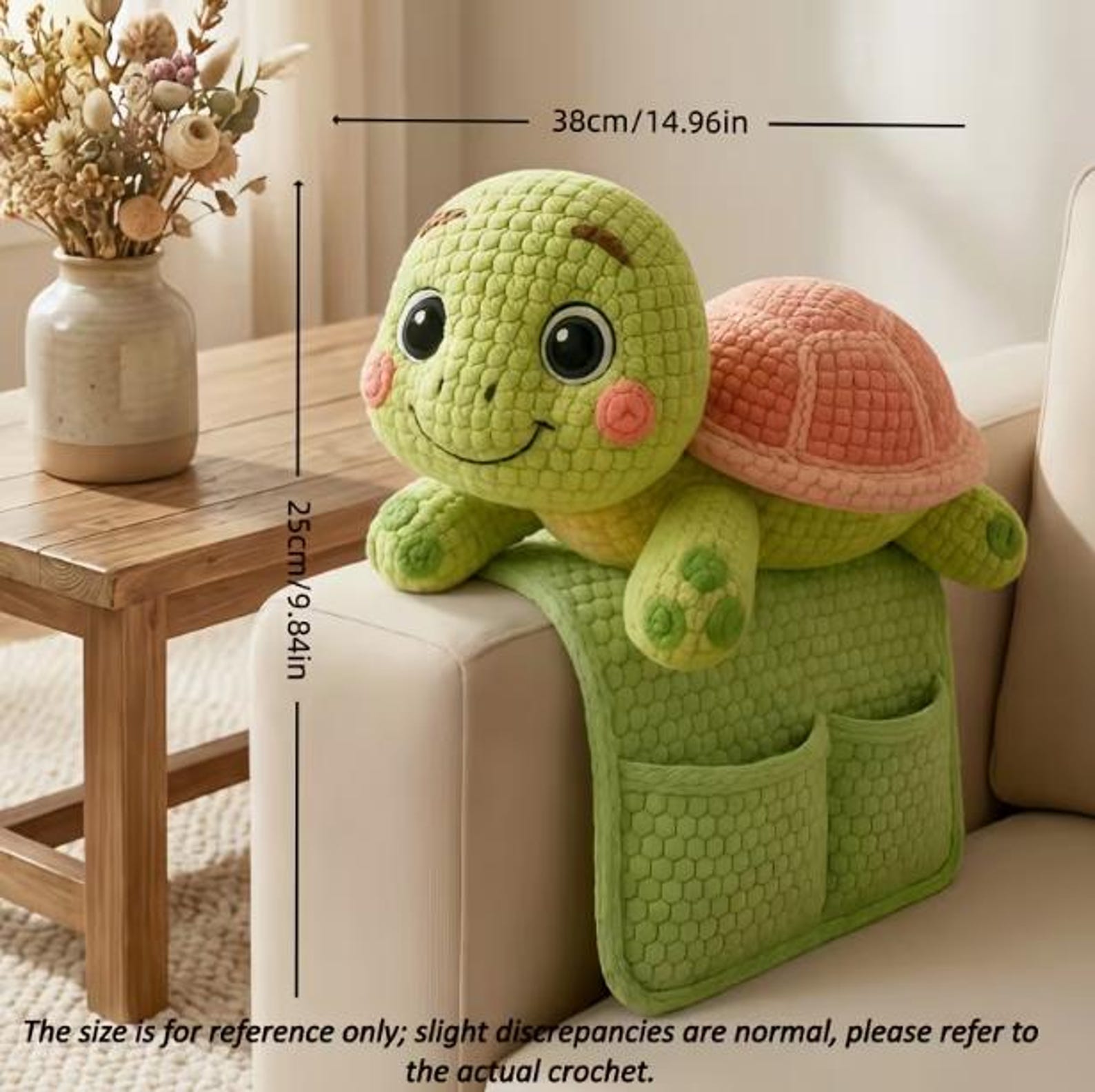 Turtle Sofa Arm Organizer Crochet Pattern PDF | Sea Turtle Couch Caddy ...