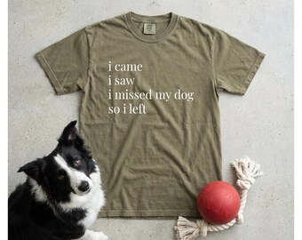Dog Lover Introvert Shirt | Funny Social Battery Tee | Dog Lover Gift (Comfort Colors 1717)