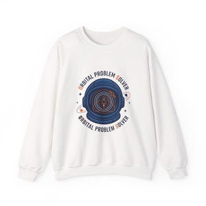 Orbital Problem Solver Sweatshirt | space, mission patch, science nerd