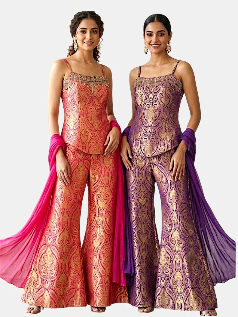 indian fusion cocktail dress Our Crush Rose Gold Dress is a beautiful fusion of Indian detailing and a  modern western silhouette. With its luminous dhoop-chhaon effect, its  perfect for pre-wedding daytime events, mehendi