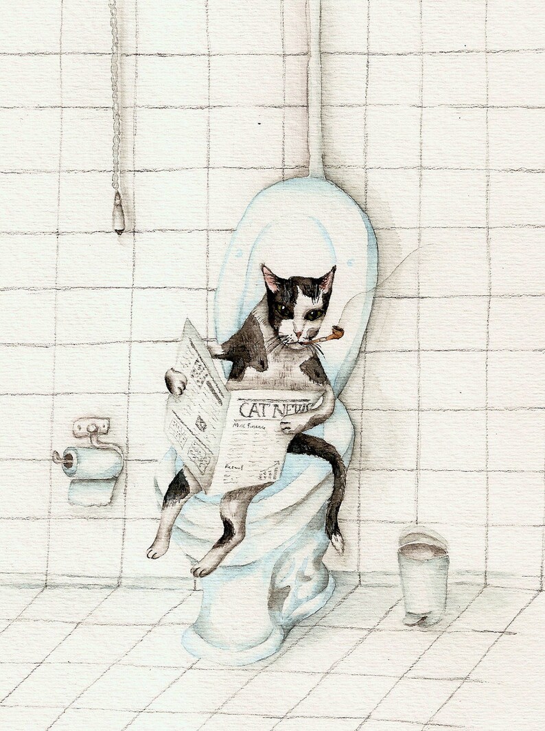 Унитаз рисунок смешной