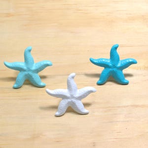 Starfish Knob, Sea Creature drawer pull, Coastal Bathroom, Beach House Decor