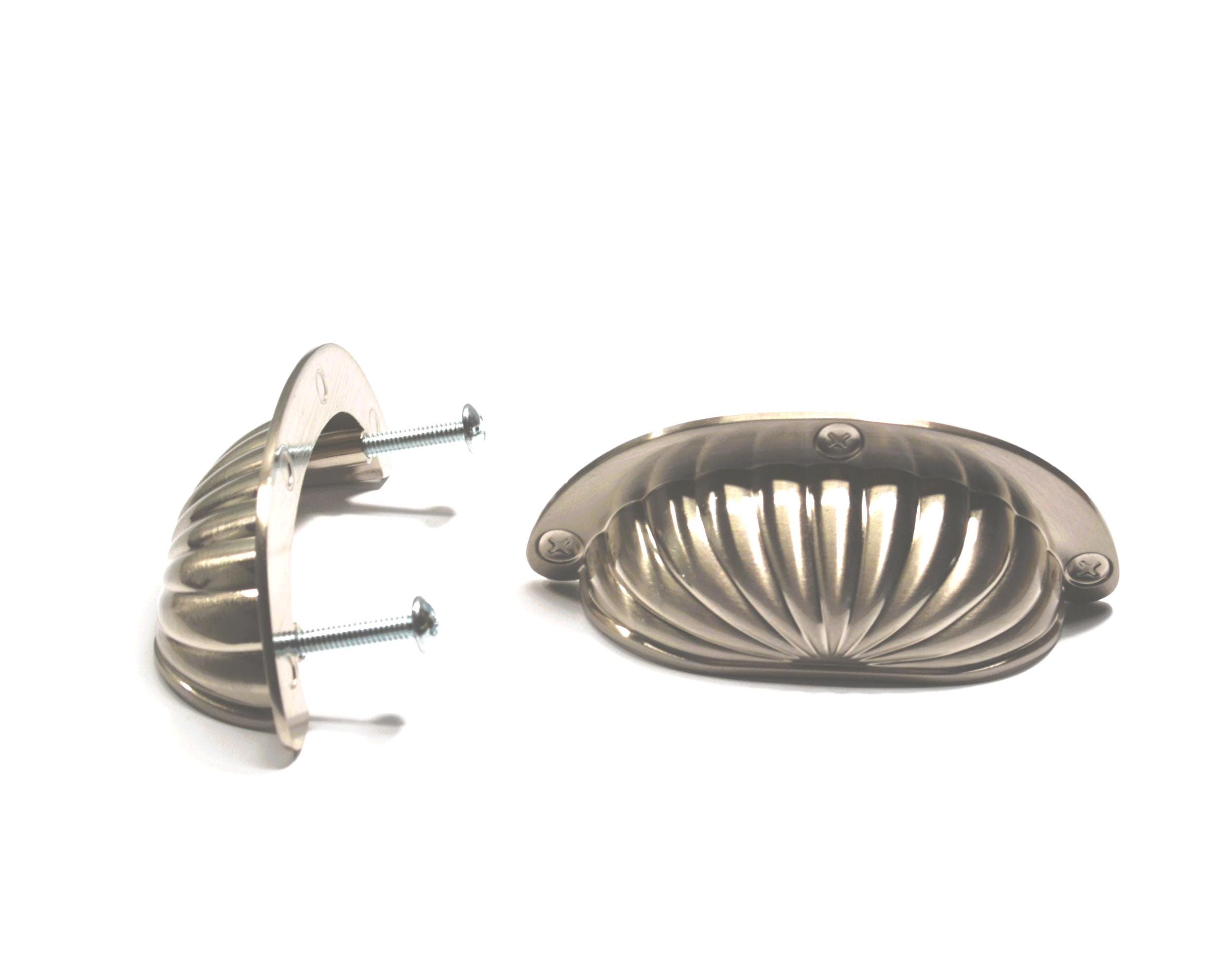 Lot De 25 Caches D'écrous Festonnés Satin Nickel – 2,5 Pouces, Liberty Hardware, Pour Intérieur