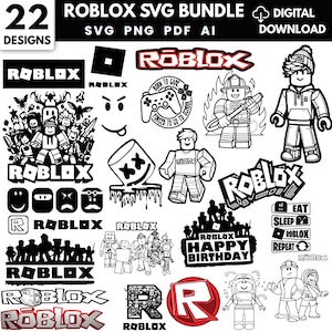 Paquete SVG de Roblox: archivos de corte de videojuegos para Cricut (descarga digital)