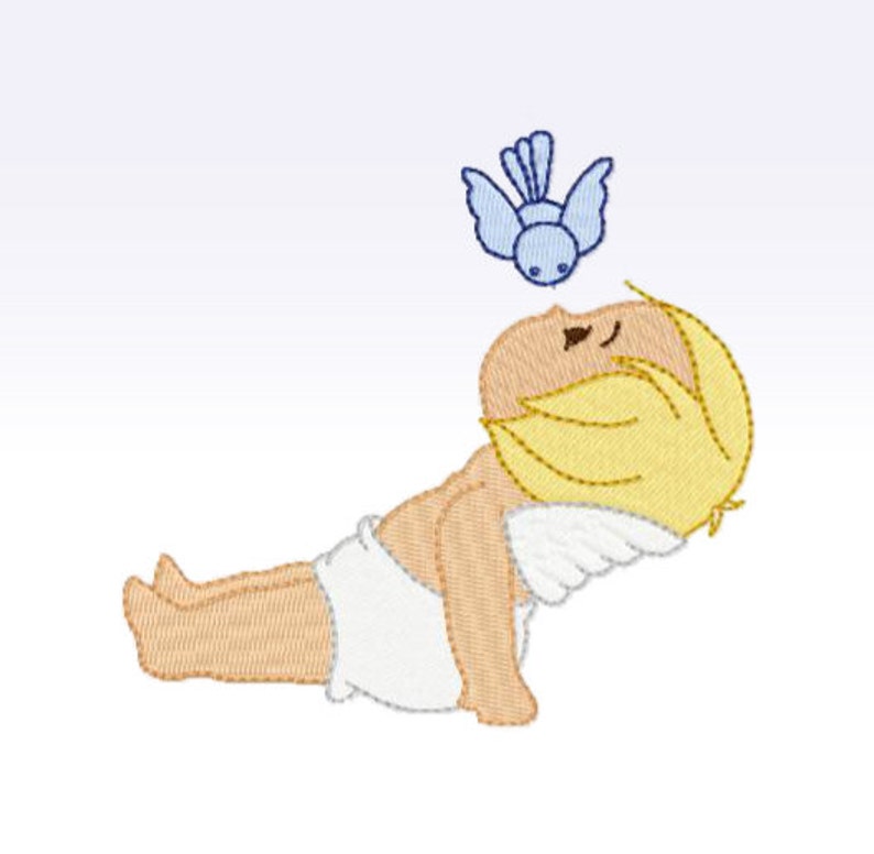 Baby angel machine embroidery design baby angel 3  etsy Baby angel machine embroidery design baby angel 3  etsy