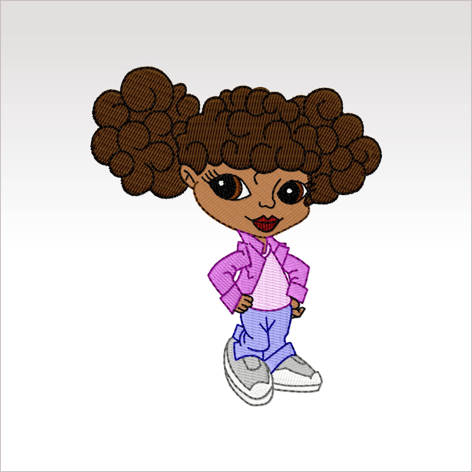 Teenage girl machine embroidery design teenage girl 1  etsy Teenage girl machine embroidery design teenage girl 1  etsy