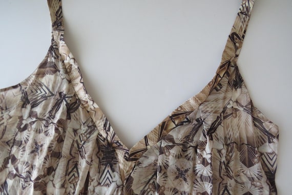 Vintage La Perla Black Label Rare Silk Slip, Art Deco… - Gem