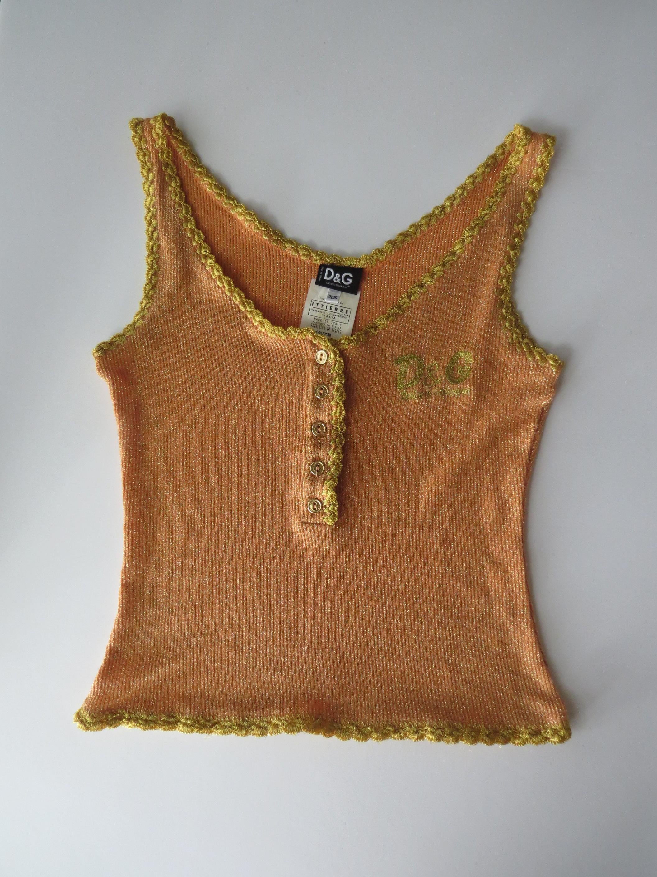Vintage Dolce Gabbana Tank - Etsy Canada