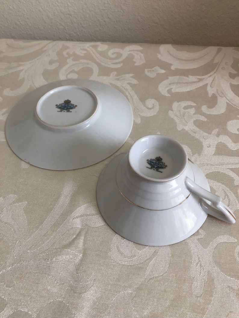 Vintage E W Princess China Tea Cup and Saucer image 2